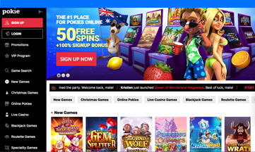 Pokies Place Casino official website